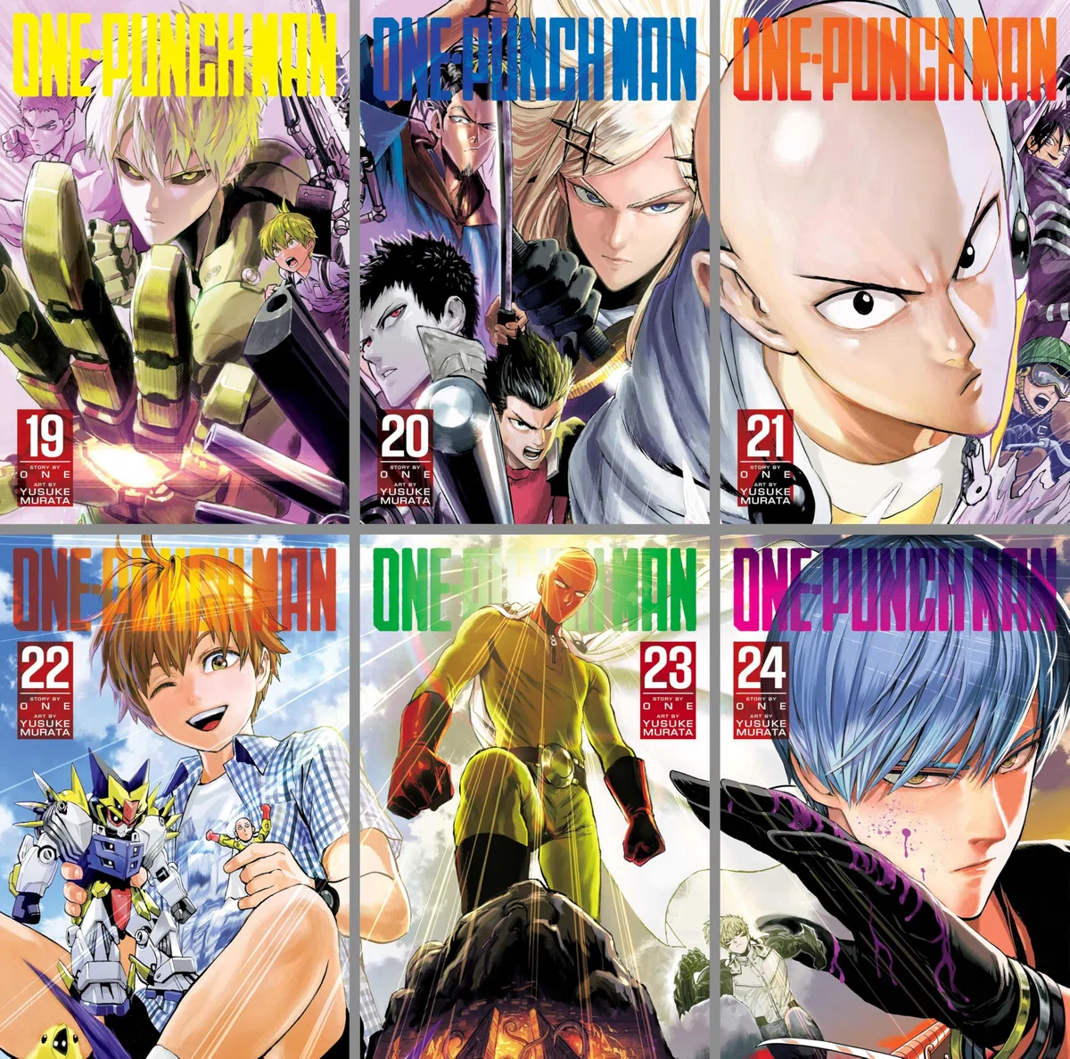 One-Punch Man Series (Vol. 1-32) Manga Set, by ONE (32 Books)
