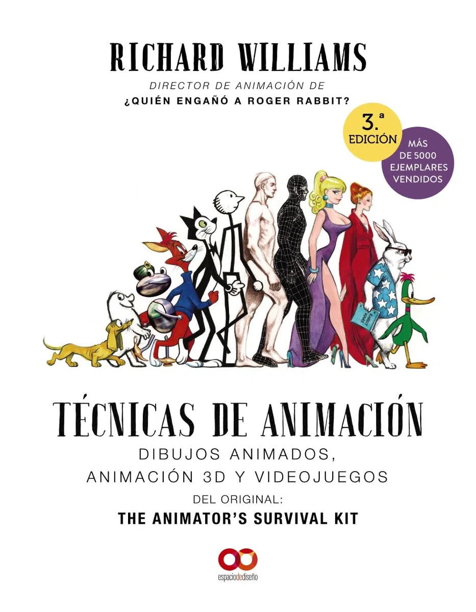 Técnicas de animación. Dibujos animados, animación 3D y videojuegos (ESPACIO DE DISEÑO)