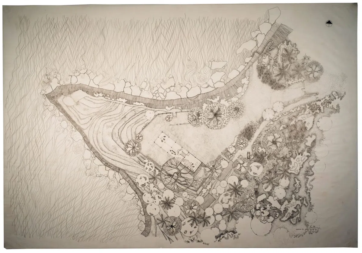 Drawing from the Geoffrey Bawa Archives /anglais