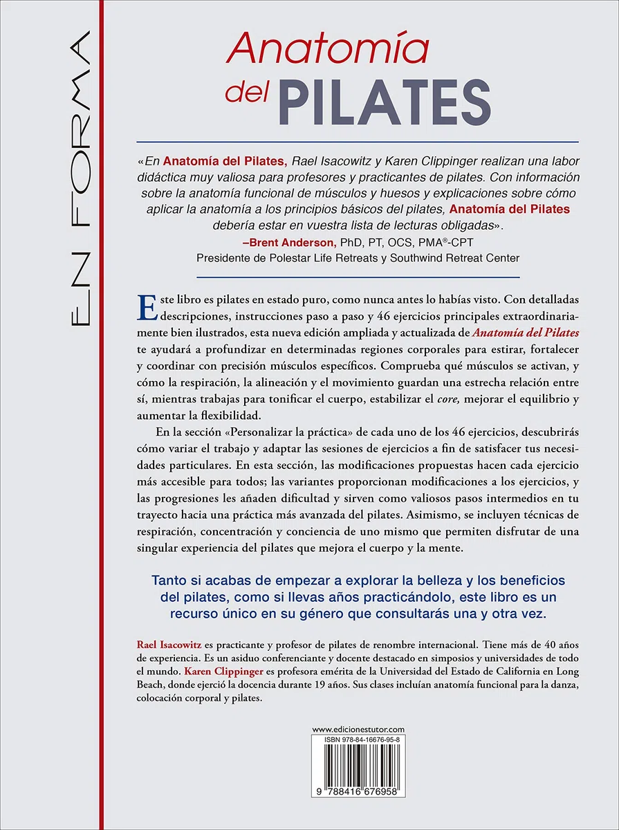 Anatomía del Pilates - Nueva edición ampliada y actualizada: Guía ilustrada para mejorar la estabilidad de core y mejorar el equilibrio (SIN COLECCION)