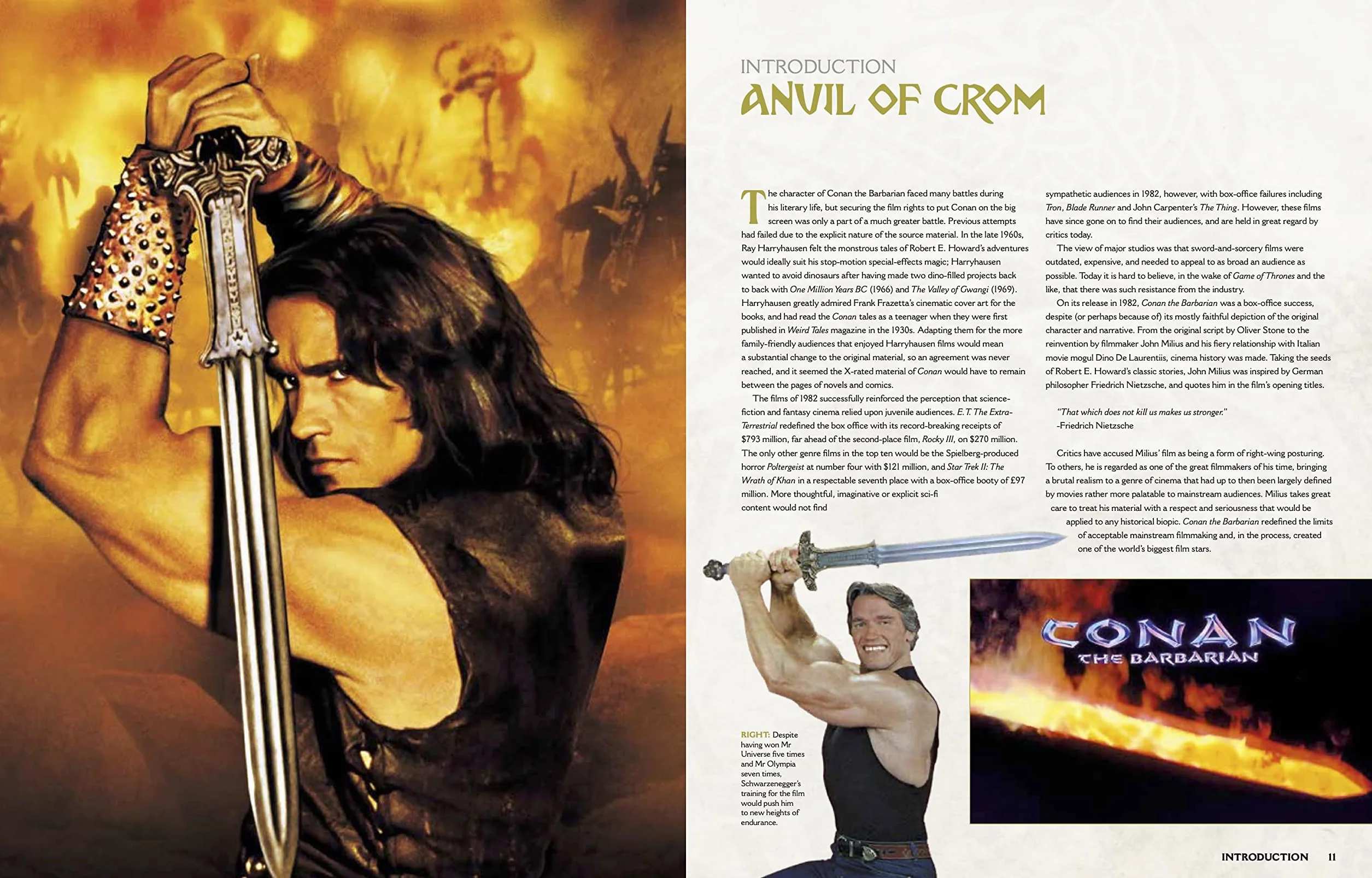 CONAN BARBARIAN OFFICIAL STORY OF FILM HC: The Official Story of the Film