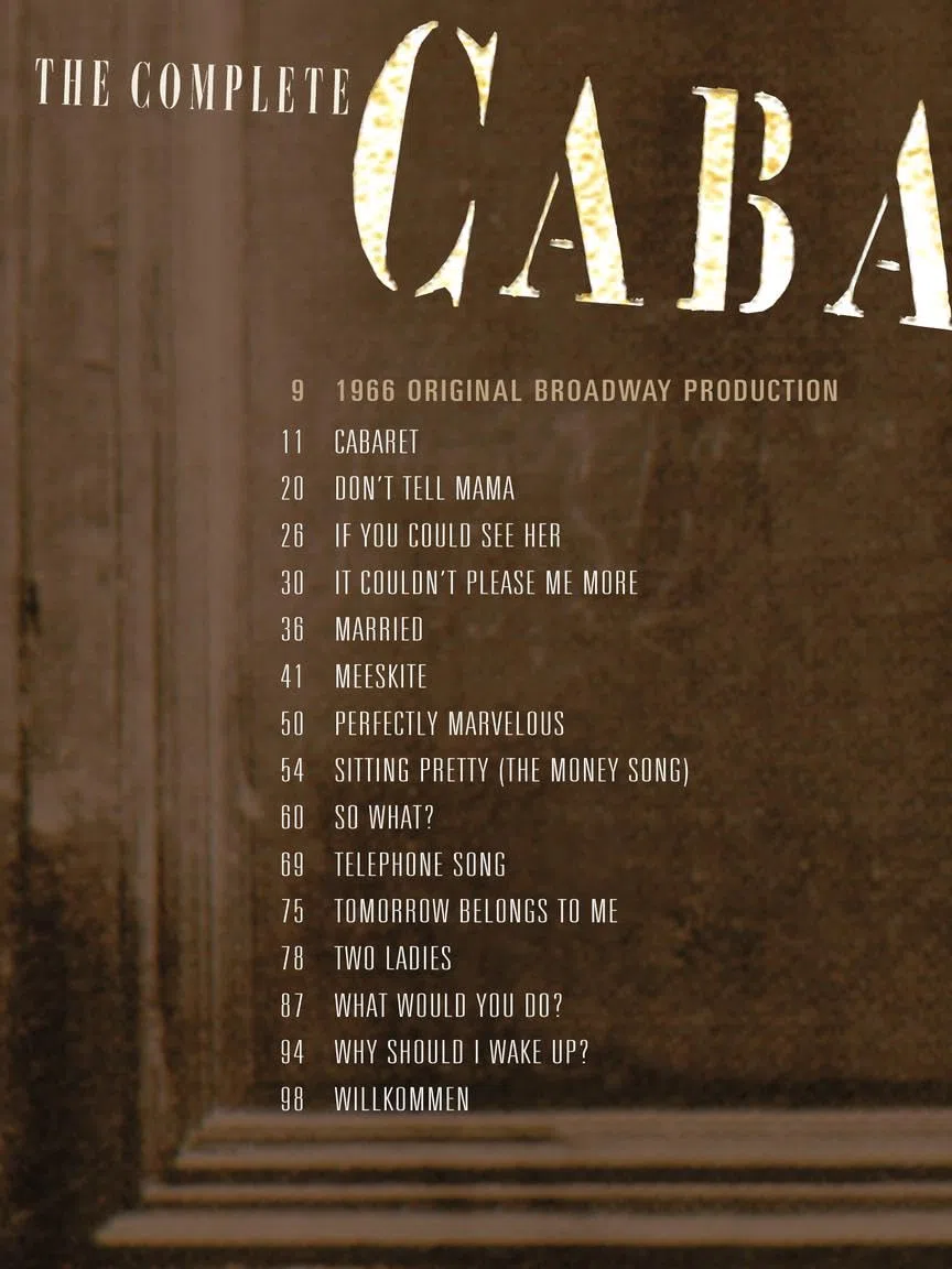 Cabaret (Complete Collection): Vocal Selections - Souvenir Edition