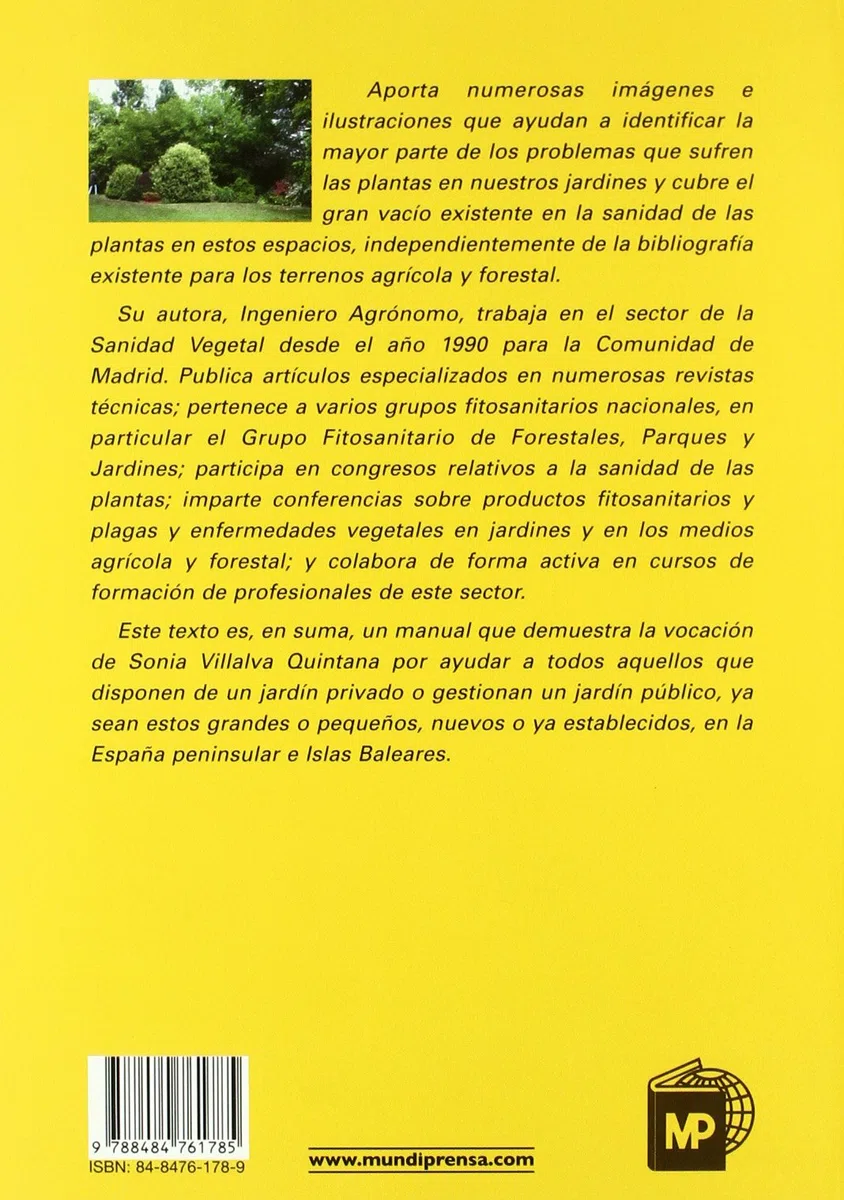 Plagas y enfermedades de jardines (Patología Vegetal)