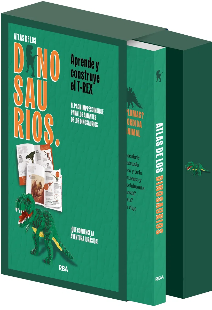 Atlas de los dinosaurios: Construye el T-REX (Infantil)