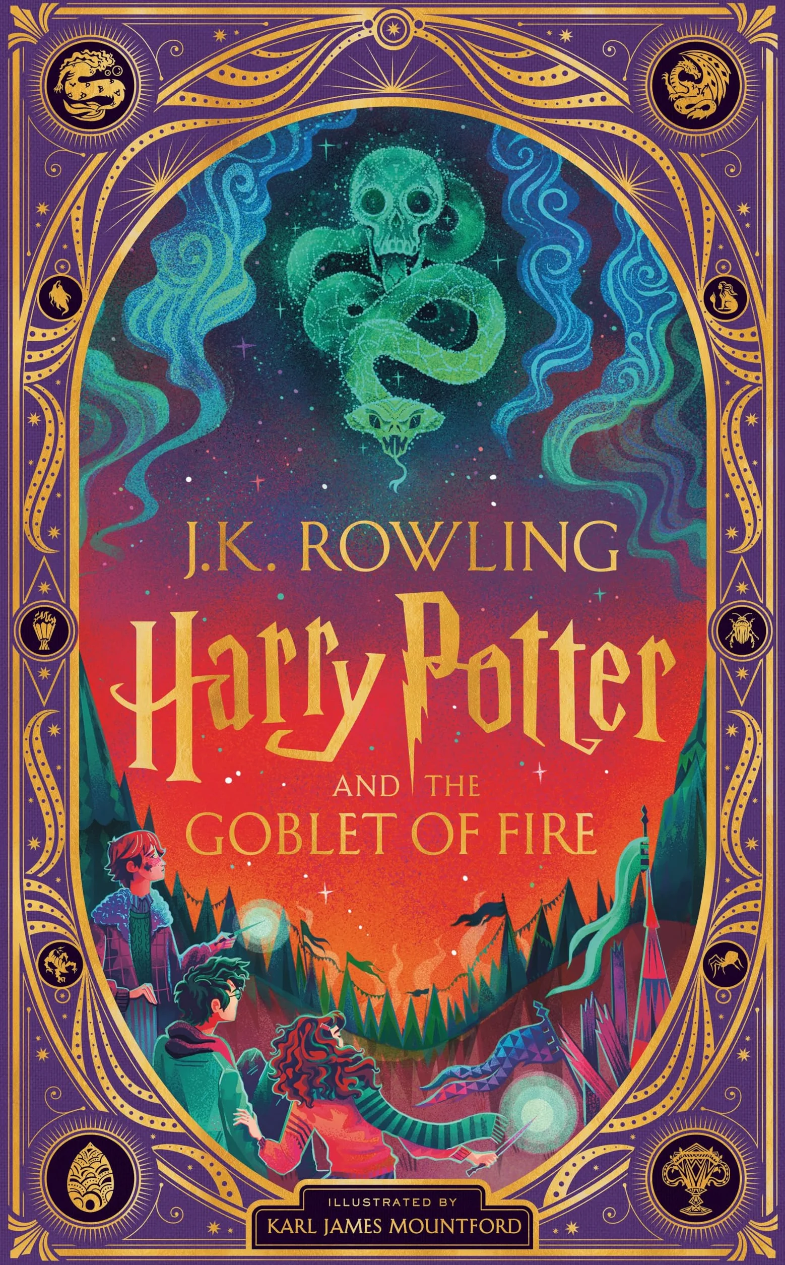 Harry Potter and the Goblet of Fire: A sumptuously illustrated gift book with magical interactive surprises (Interactive Illustrated Edition)