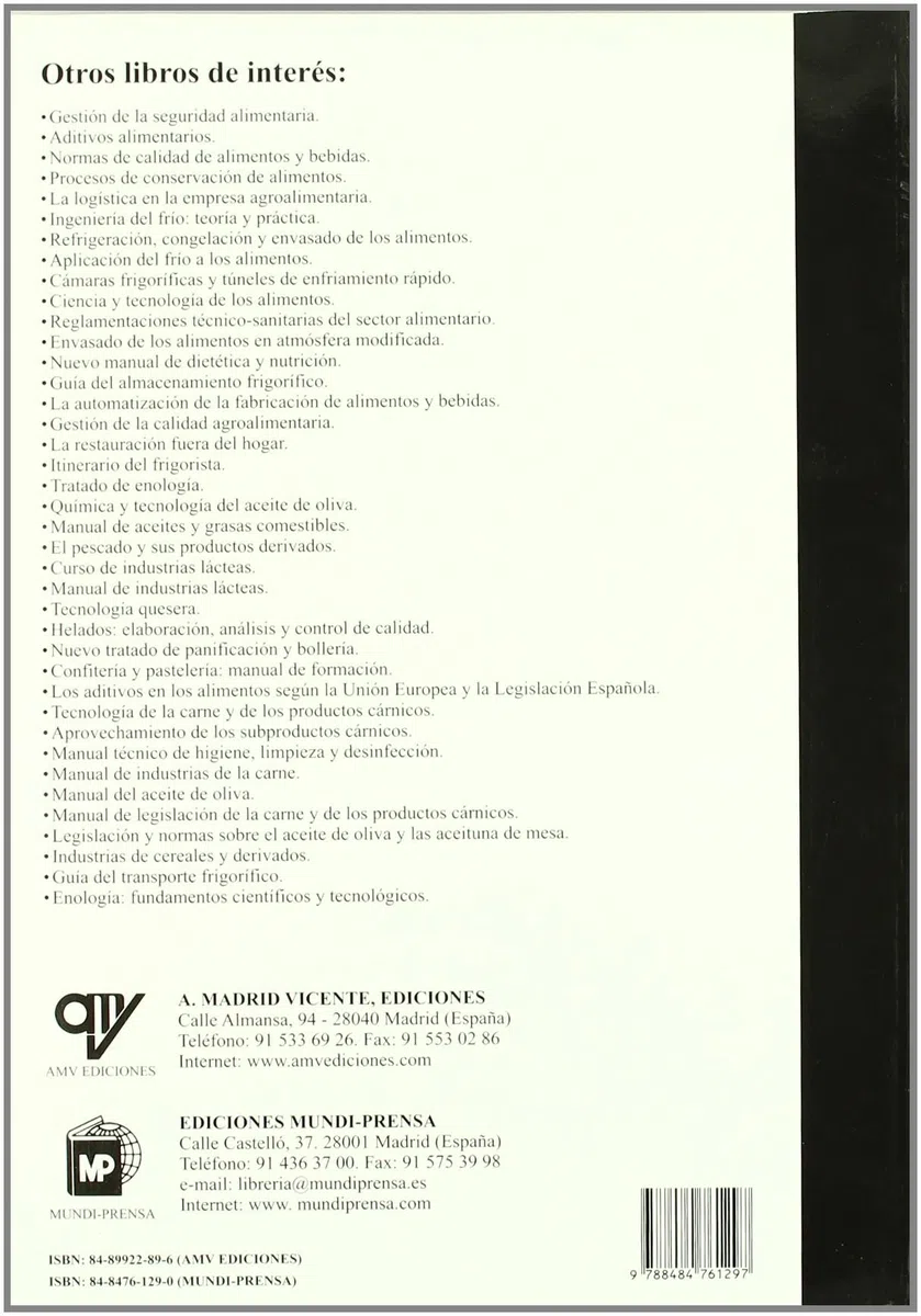 Procesos de elaboración de alimentos y bebidas (Industrias Alimentarias)