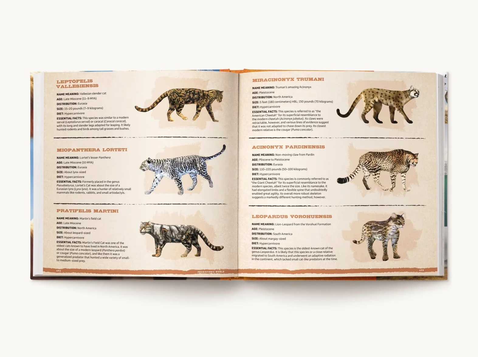 Prehistoric World: Over 1,200 Incredible Mammals and Discoveries from the Mesozoic and Cenozoic