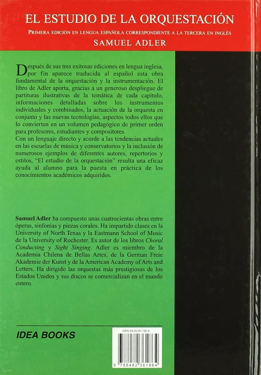 El estudio de la orquestación (IDEA BOOK)