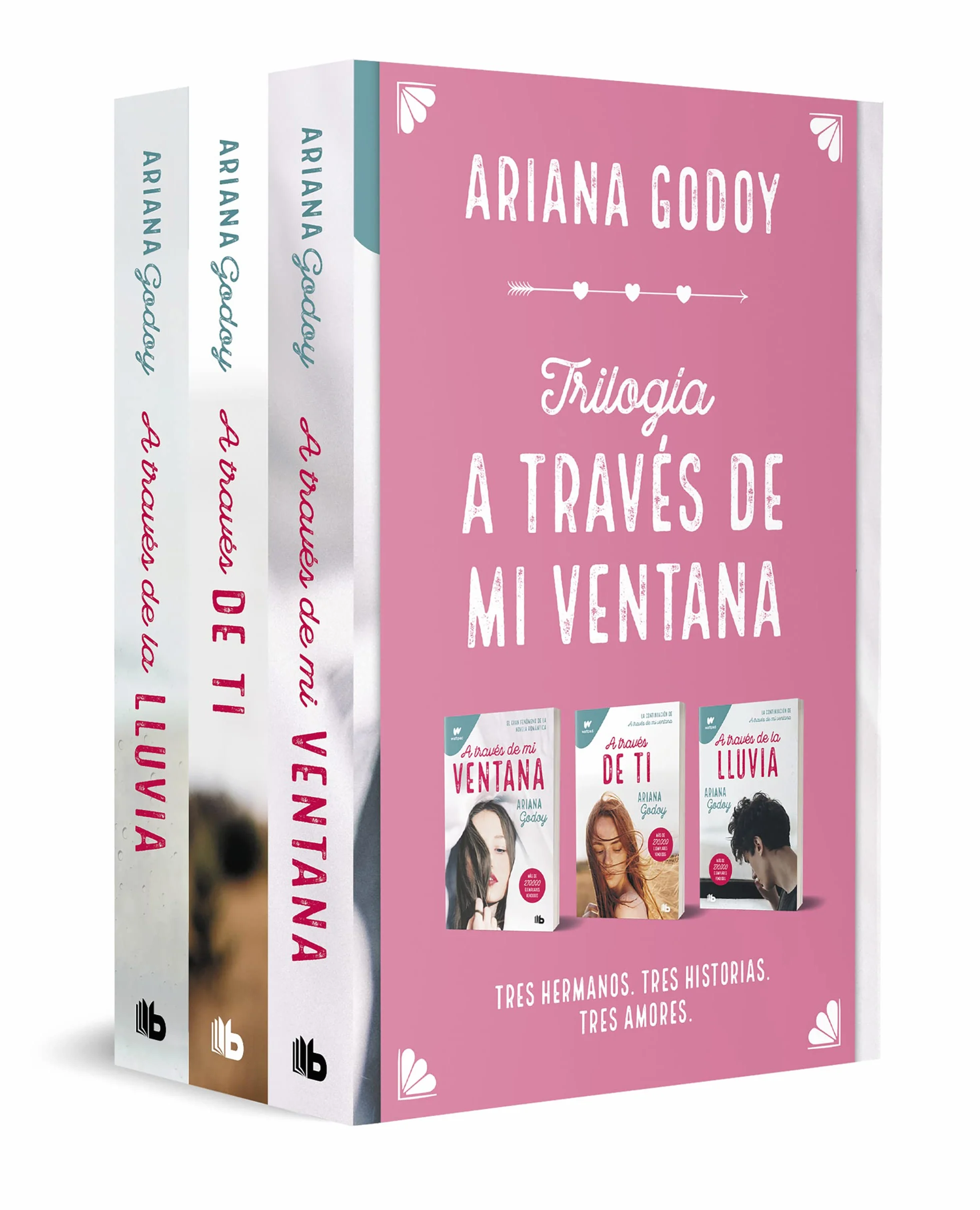 Trilogía A través de mi ventana (edición pack con: A través de mi ventana | A través de ti | A través de la lluvia) (Ficción)