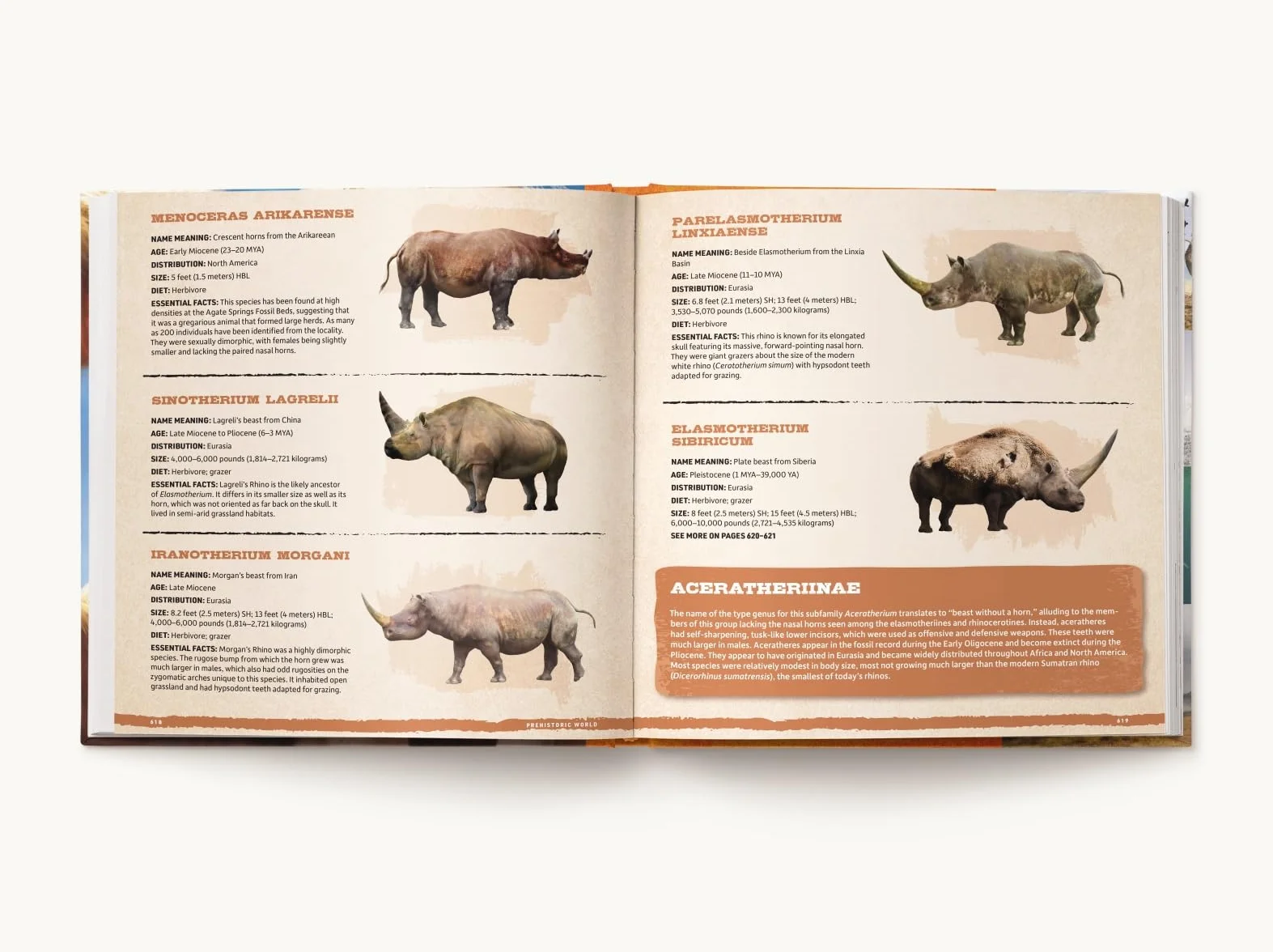 Prehistoric World: Over 1,200 Incredible Mammals and Discoveries from the Mesozoic and Cenozoic