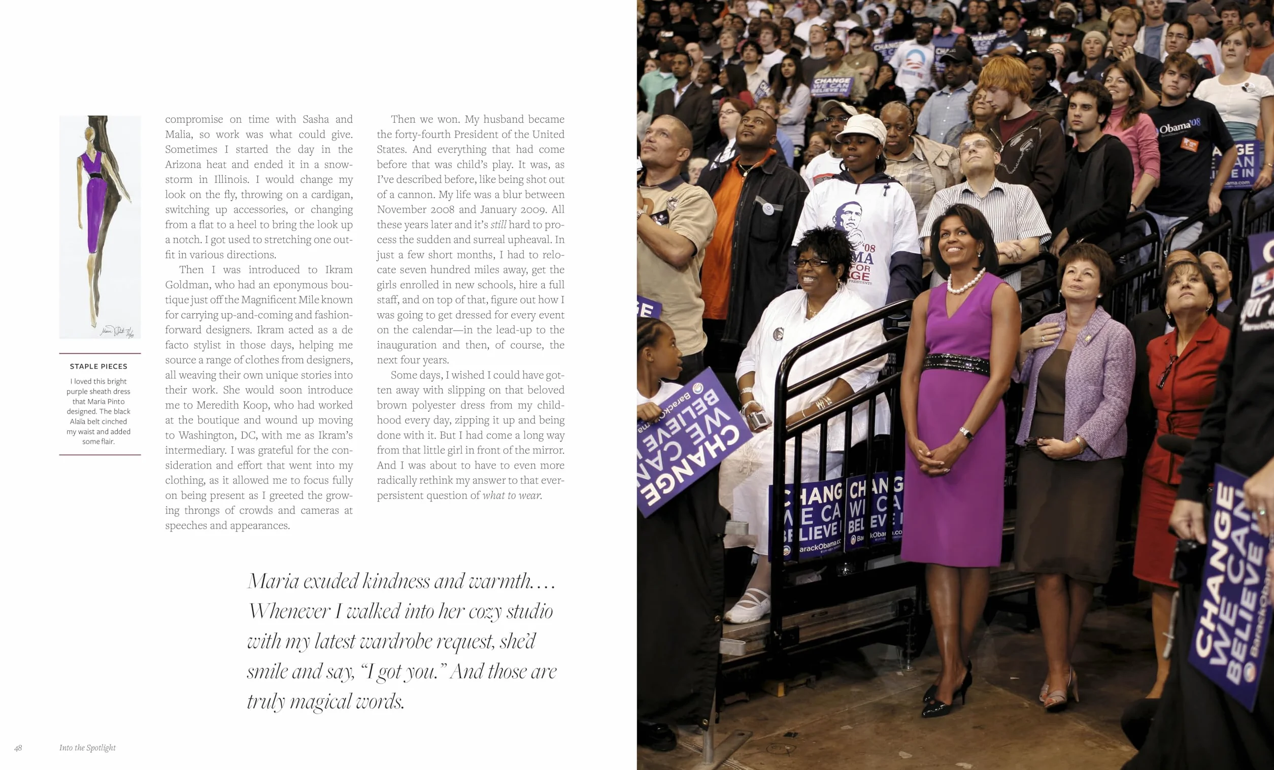 The Look Michelle Obama /anglais