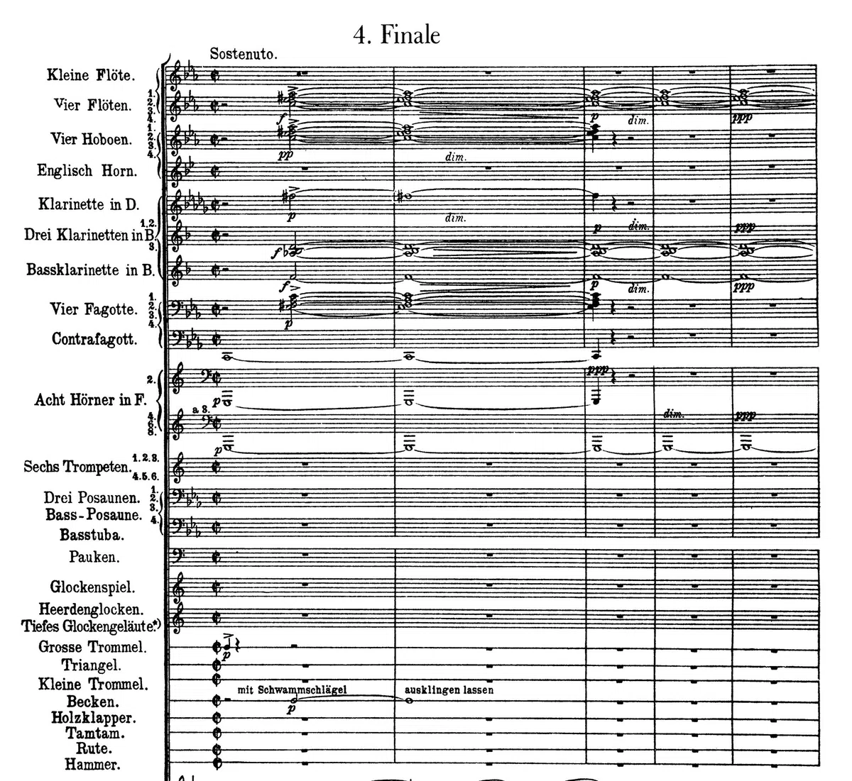 Gustav mahler: symphonies nos. 5 and 6 (full score) (Dover Orchestral Music Scores)