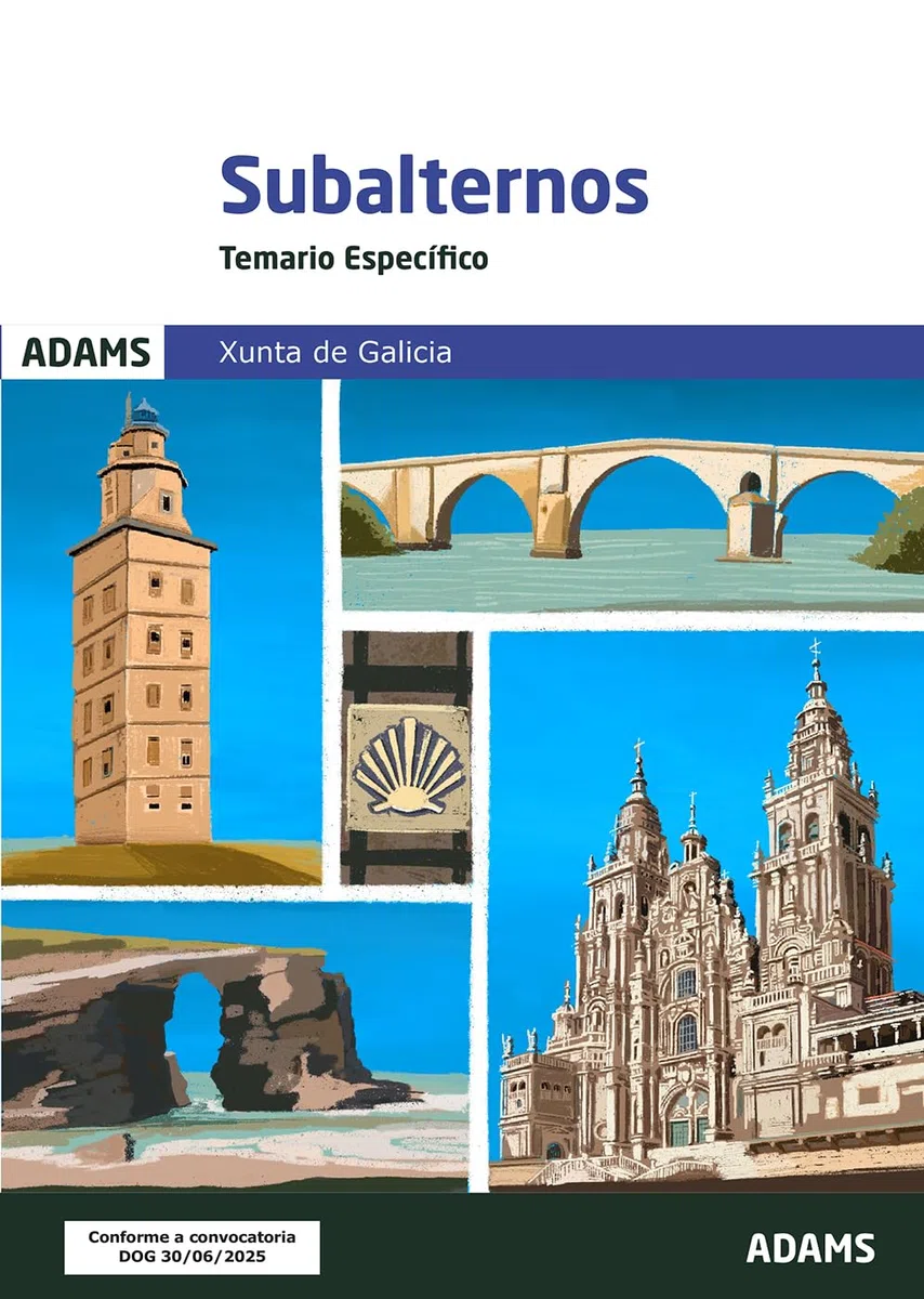 Temario específico Subalternos de la Xunta de Galicia (OPOSICIONES)