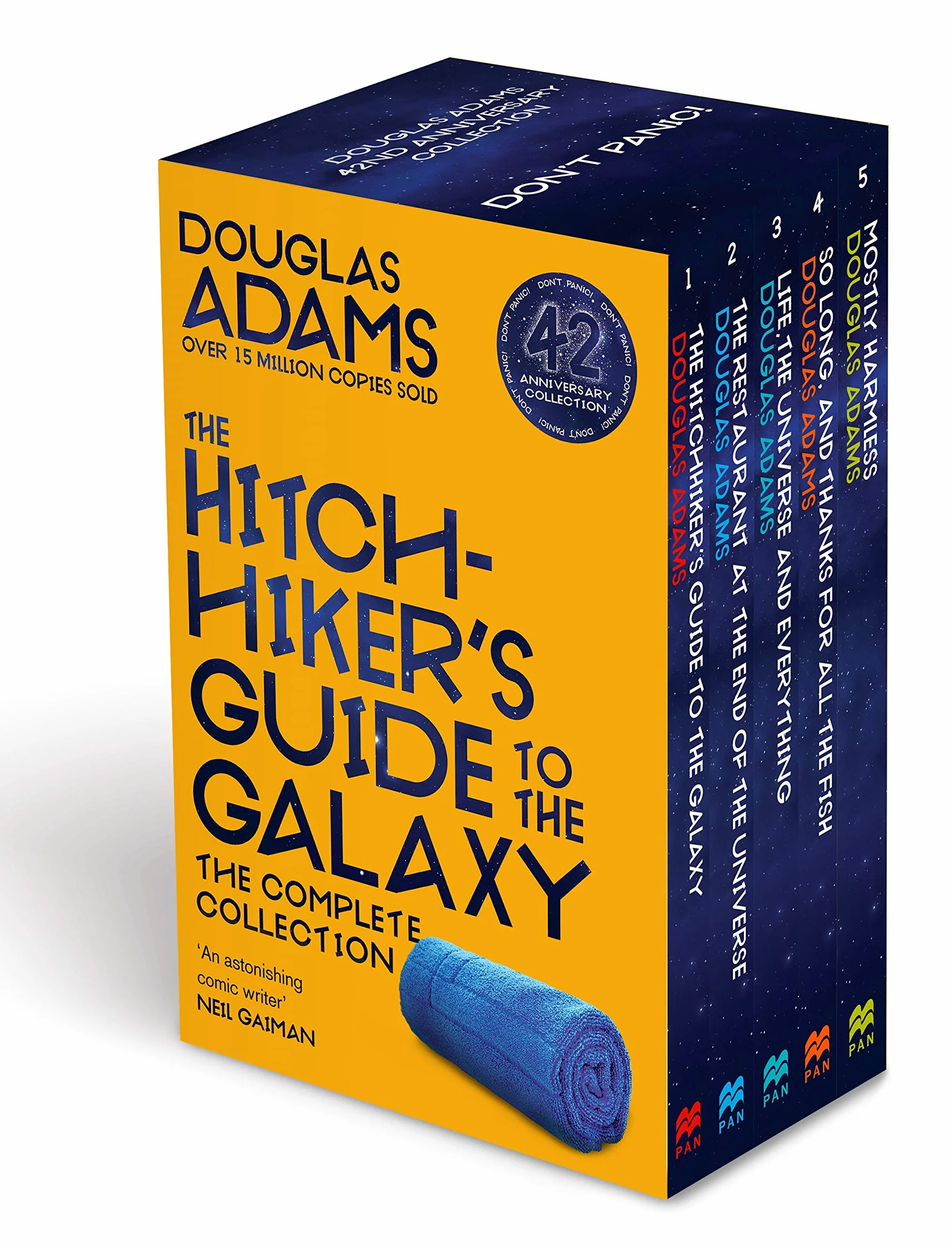 The Complete Hitchhiker's Guide to the Galaxy Boxset: Guide to the Galaxy / The Restaurant at the End of the Universe / Life, the Universe and ... and Thanks for all the Fish / Mostly Harmless
