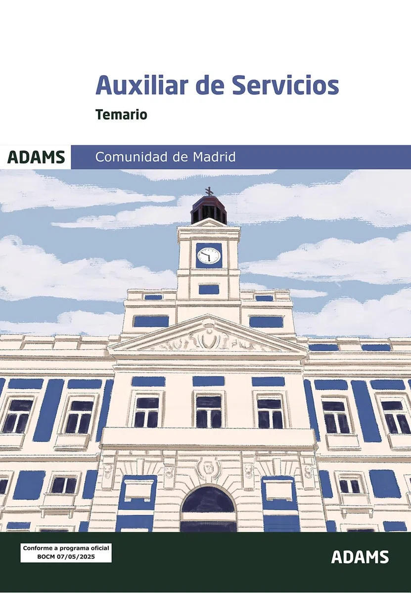 Temario Auxiliar de Servicios Comunidad de Madrid (OPOSICIONES)