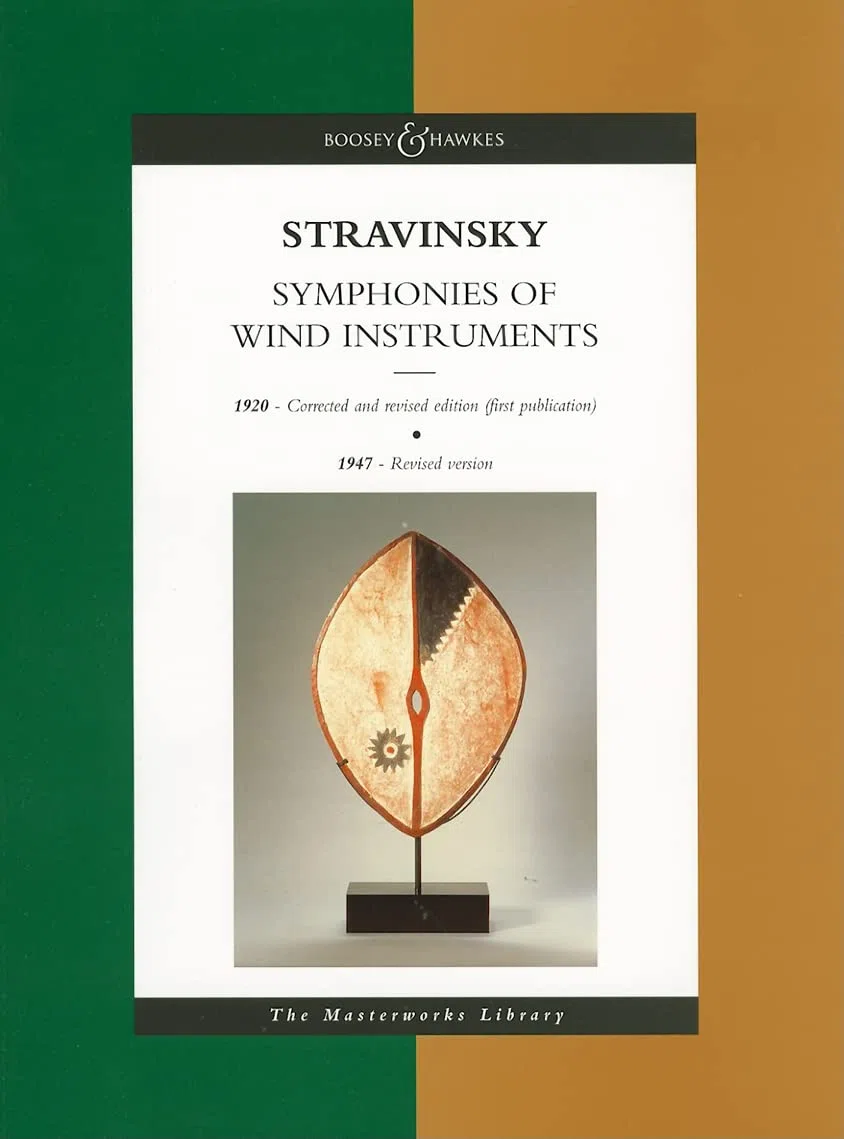 Stravinsky - Symphonies of Wind Instruments: The Masterworks Library (Study Score)