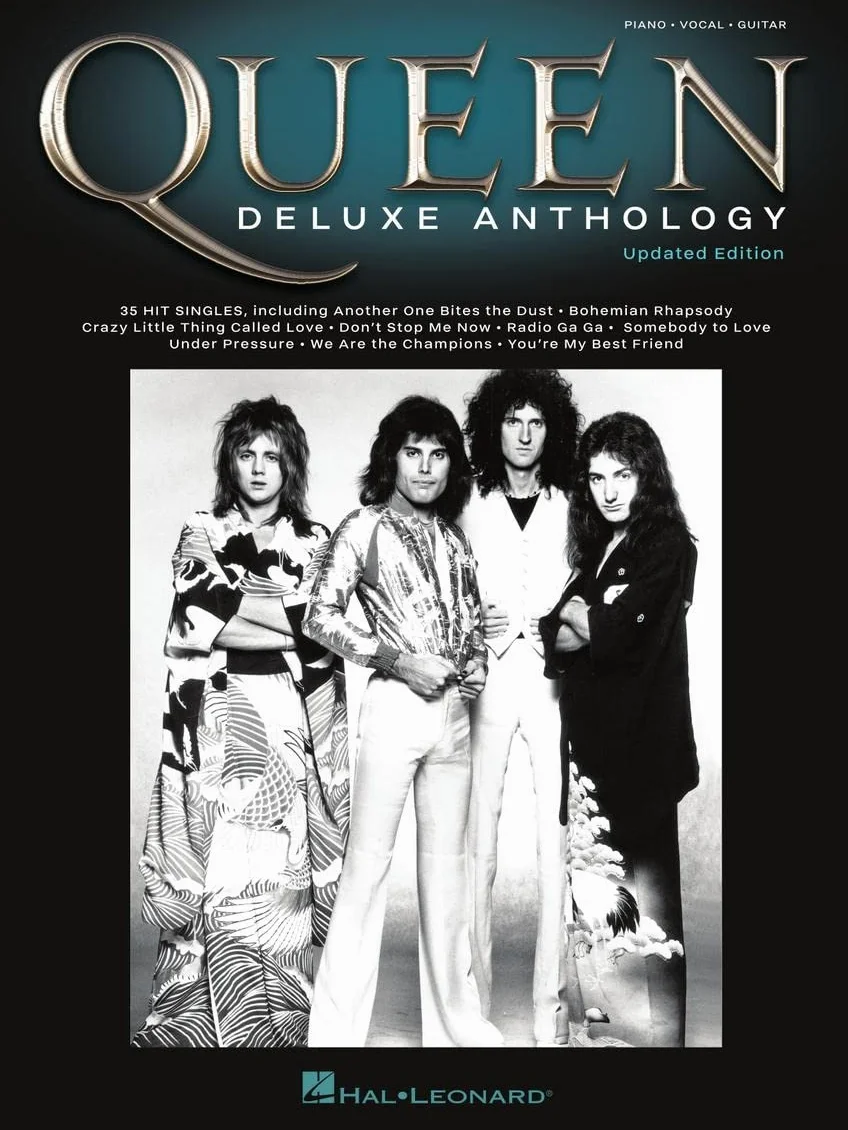 Queen - deluxe anthology updated edition - piano, vocal and guitar (PVG)