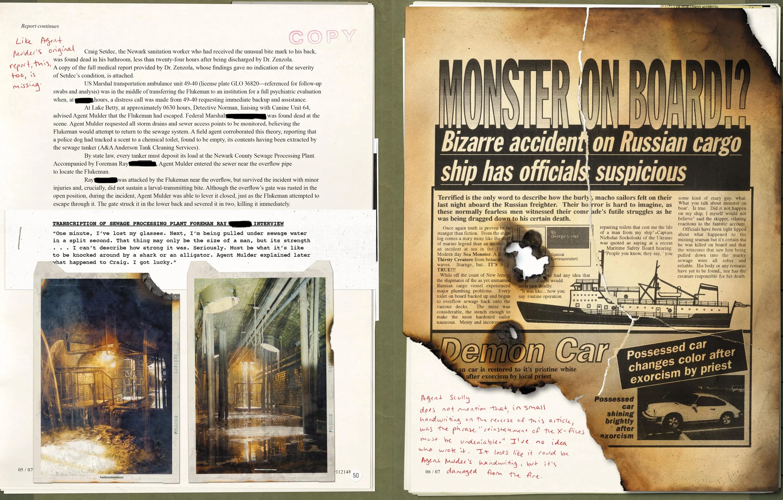 The X-files. The Official Archives. Cryptids Biol: Cryptids, Biological Anomalies, and Parapsychic Phenomena