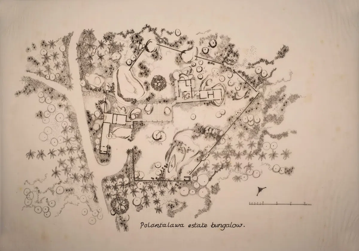 Drawing from the Geoffrey Bawa Archives /anglais
