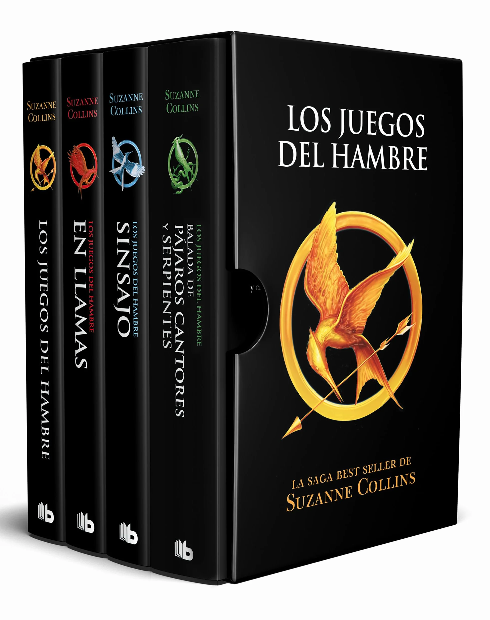 Los Juegos del Hambre - Estuche con: Los juegos del hambre | En llamas | Sinsajo | Balada de pájaros cantores y serpientes (Ficción)