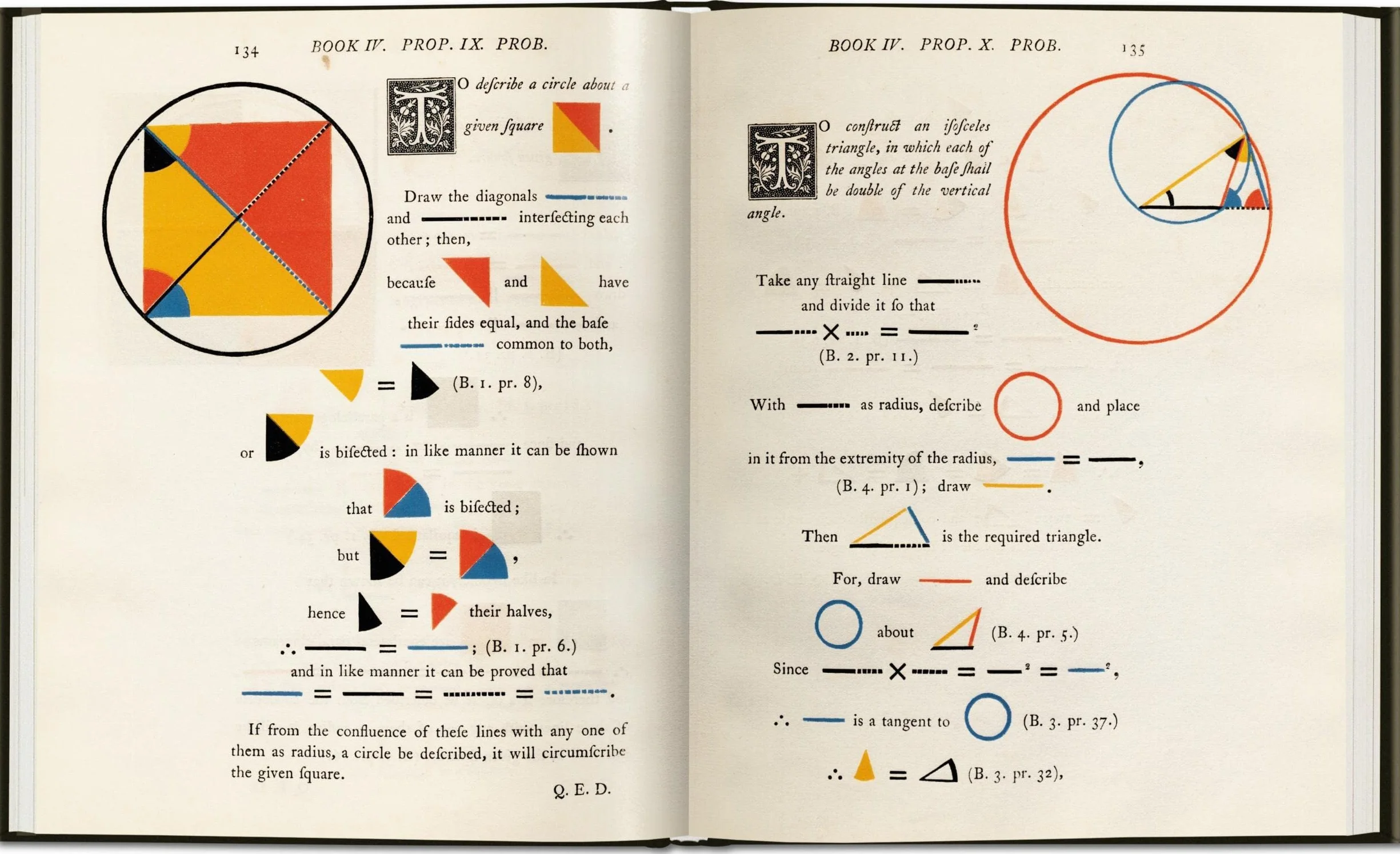 Oliver Byrne: The First Six Books of the Elements of Euclid