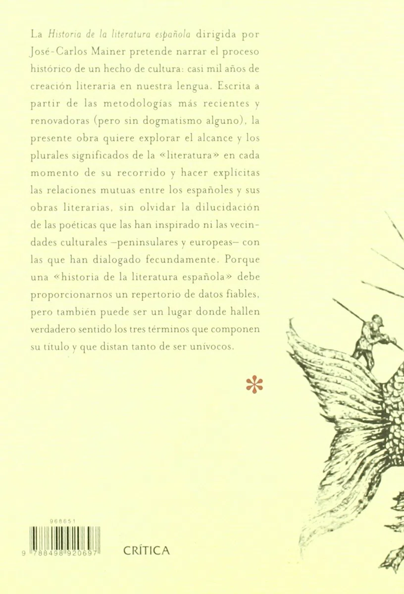 El siglo del arte nuevo 1598- 1691: Historia literatura española 3
