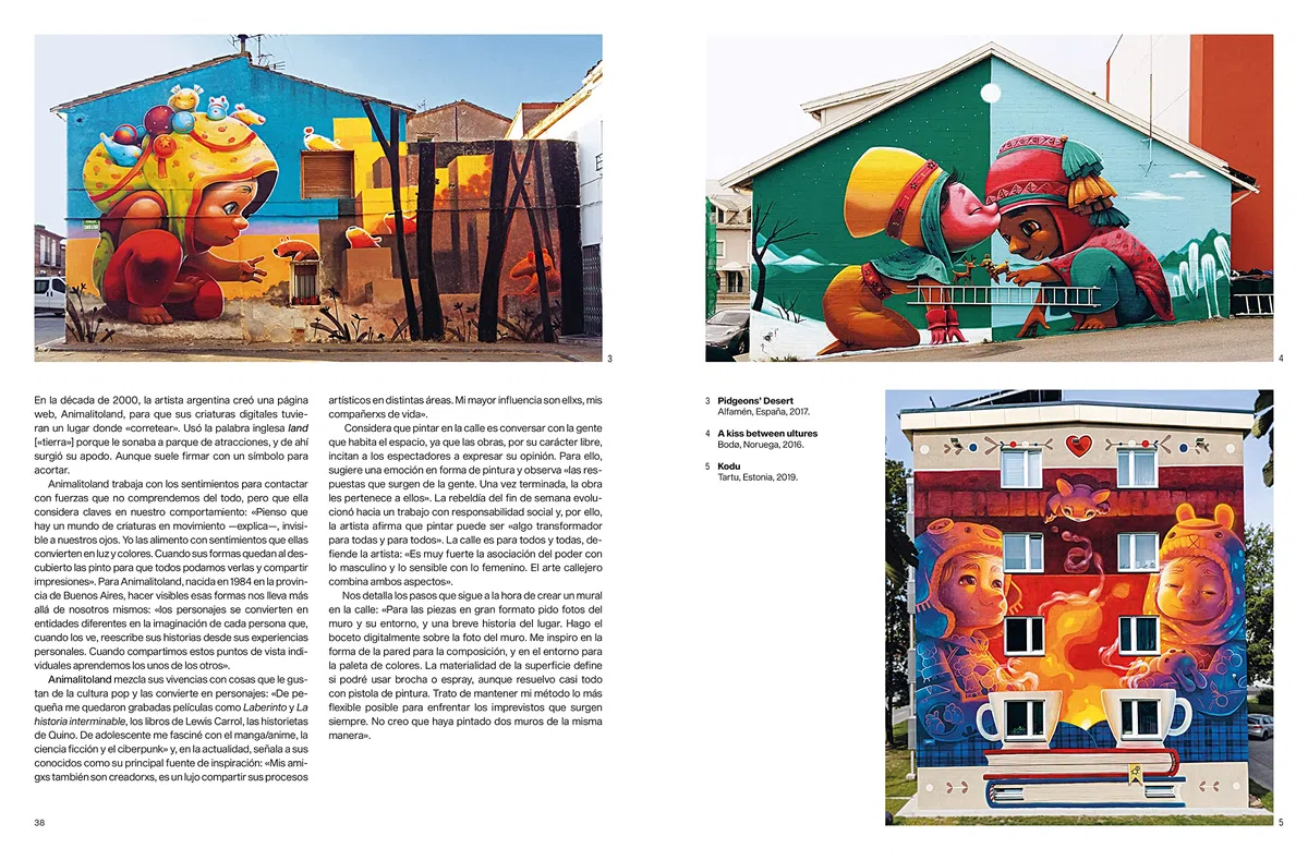 Street art firmado por mujeres. 50 artistas contemporáneas del arte urbano, muralimo y grafiti
