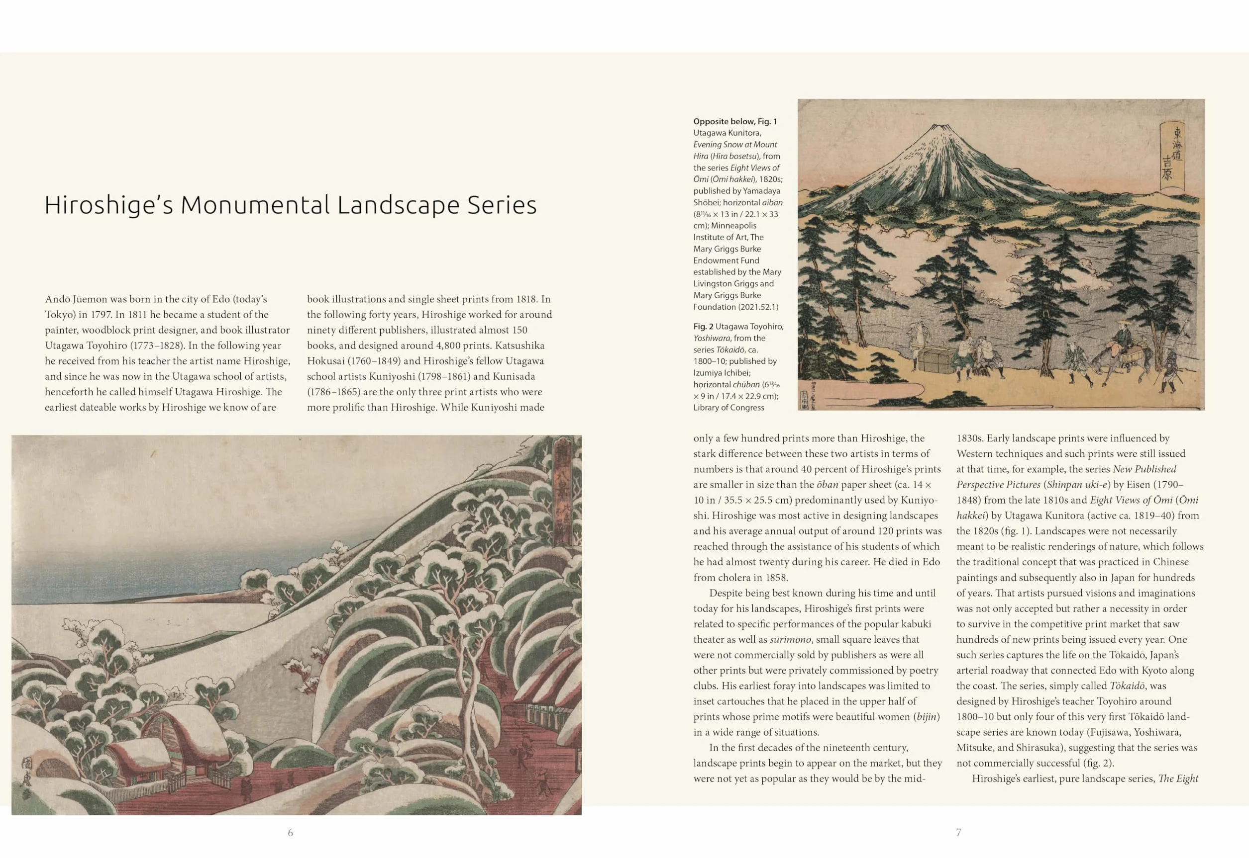 Hiroshige's One Hundred Famous Views of Edo /anglais: The Definitive Collector's Edition (Woodblock Prints)