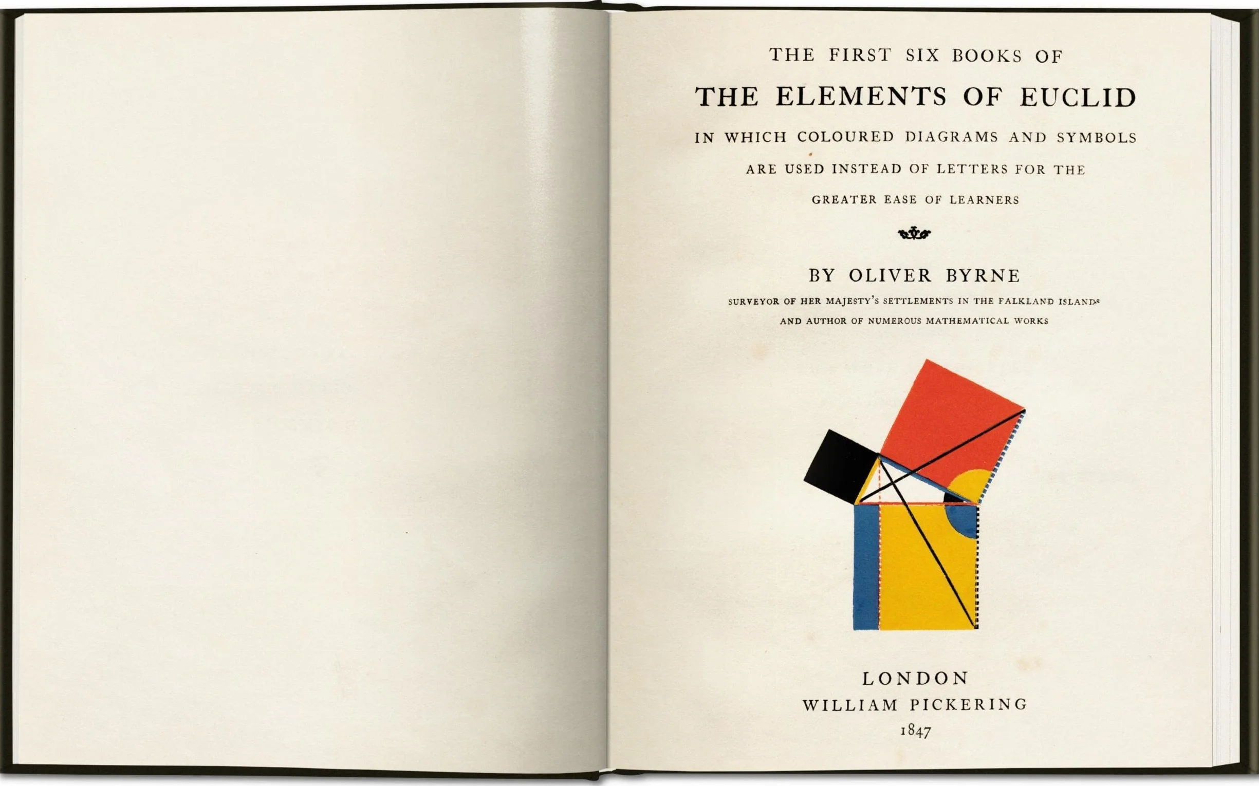 Oliver Byrne: The First Six Books of the Elements of Euclid