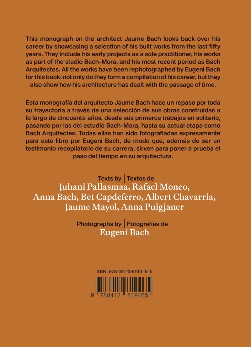 Jaume Bach: arquitecto (MONOGRAFIA)