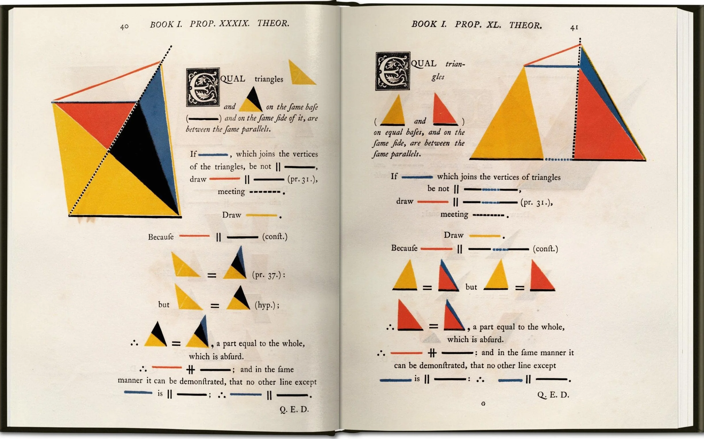 Oliver Byrne: The First Six Books of the Elements of Euclid