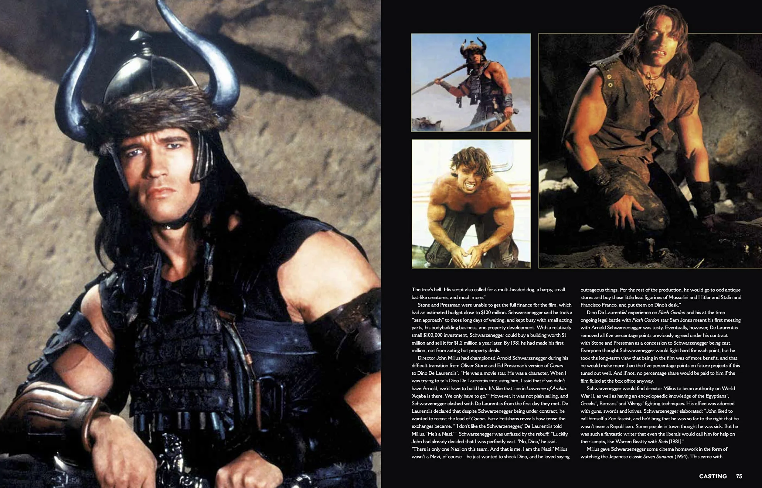 CONAN BARBARIAN OFFICIAL STORY OF FILM HC: The Official Story of the Film