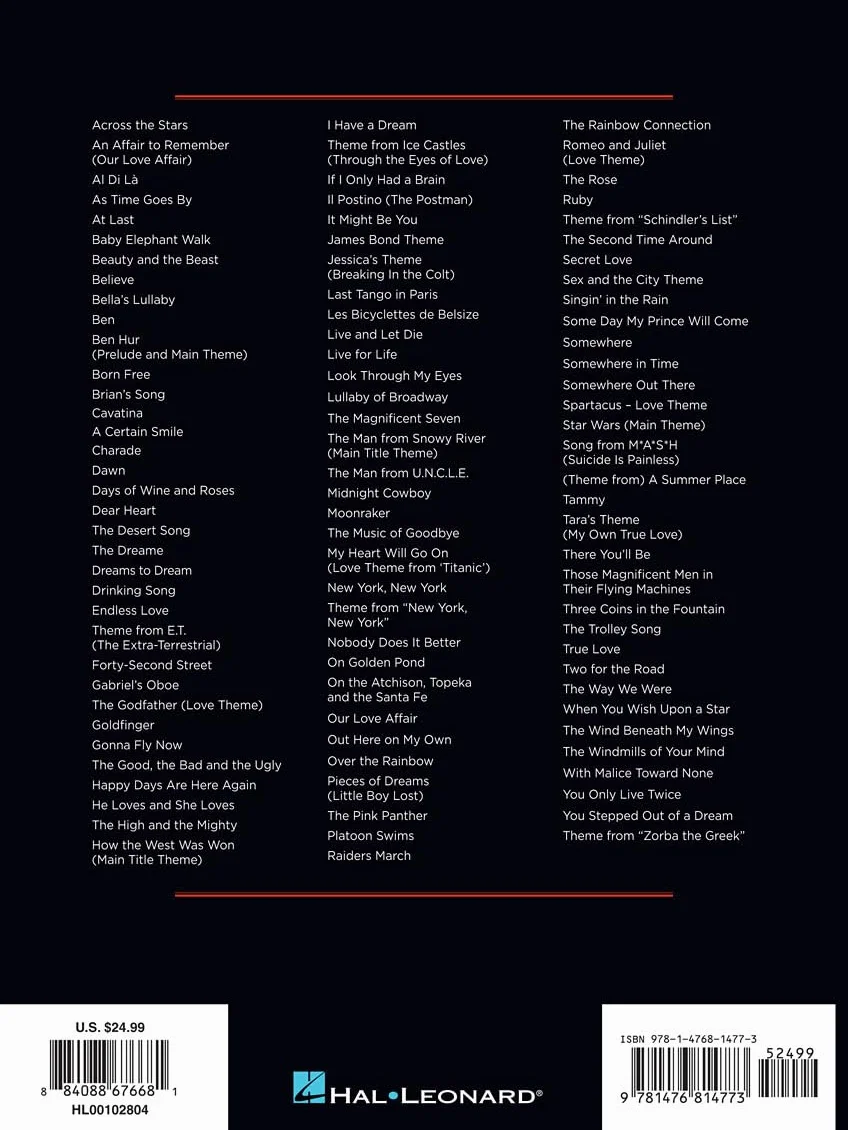 100 Movie Songs for Piano Solo