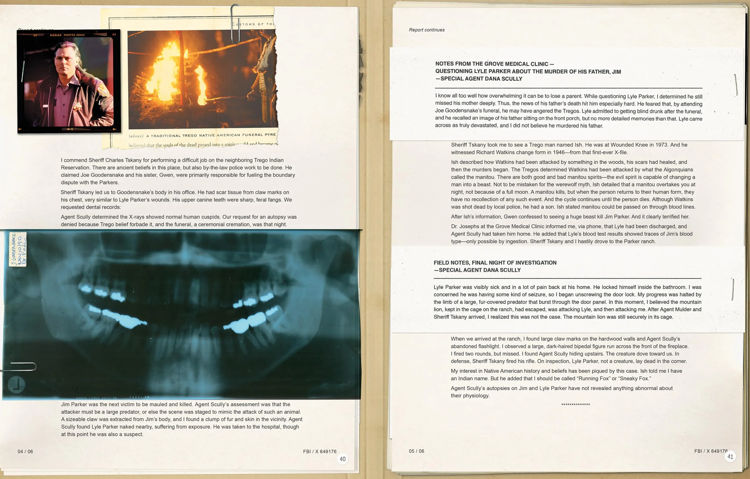 The X-files. The Official Archives. Cryptids Biol: Cryptids, Biological Anomalies, and Parapsychic Phenomena