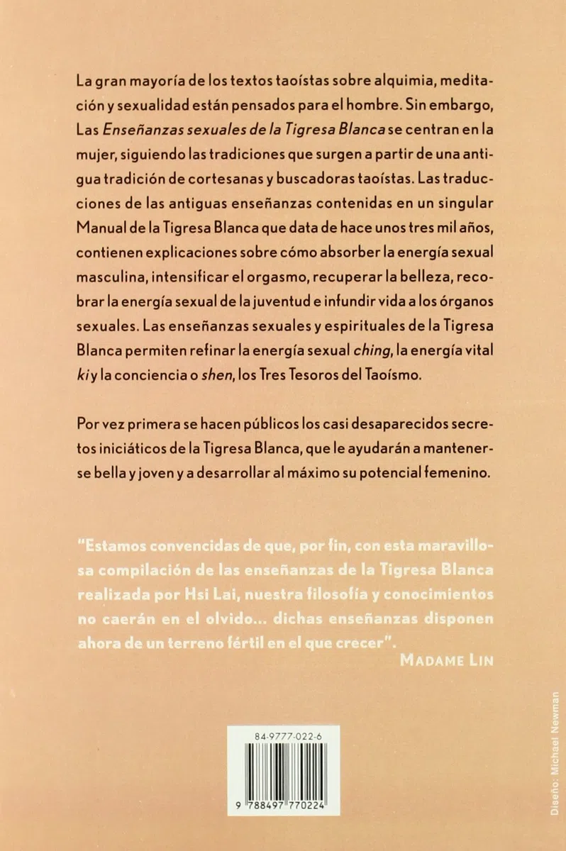 Enseñanzas sexuales de la tigresa blanca (SALUD Y SEXUALIDAD)