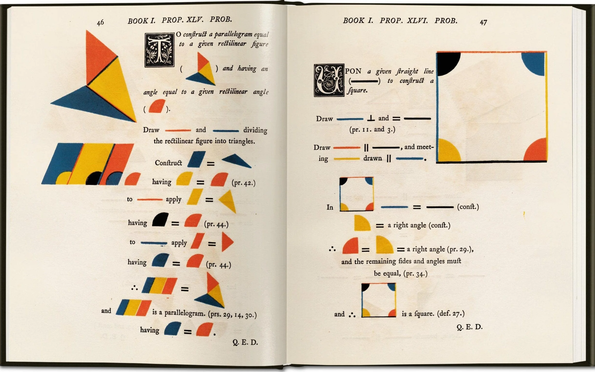 Oliver Byrne: The First Six Books of the Elements of Euclid