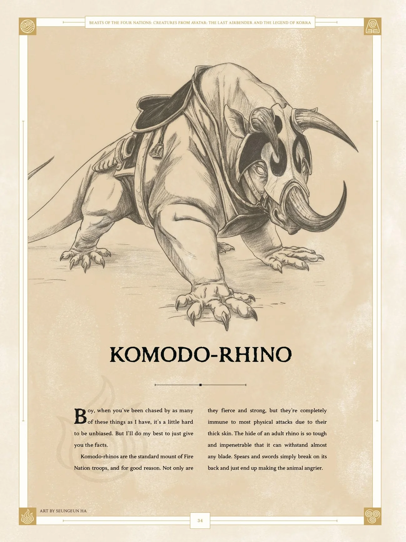 Beasts of the Four Nations: Creatures from Avatar: The Last Airbender and The Legend of Korra